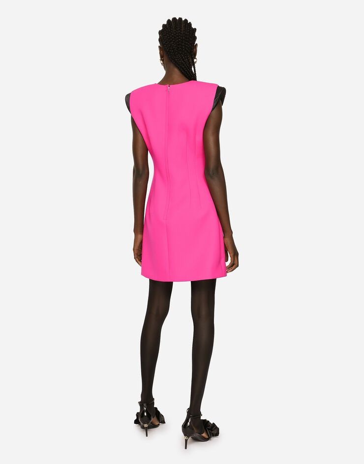 Dolce & Gabbana o1y0825 Sleeveless Mini Dress in Fuchsia Size S / US 4 / IT 40 - 5 Thumbnail