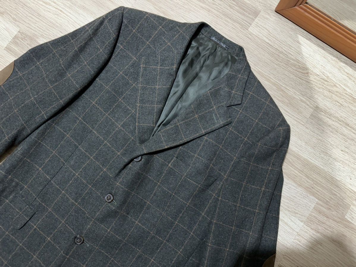Corneliani × Designer Corneliani plaid wool cashmere blazer 48R Size 48R - 3 Thumbnail