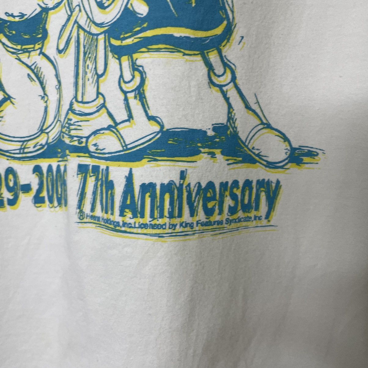 Cartoon Network × Vintage Popeye The Sailorman Vintage Cartoon 77th Anniversary Tee Size XL / US 12-14 / IT 48-50 - 3 Thumbnail