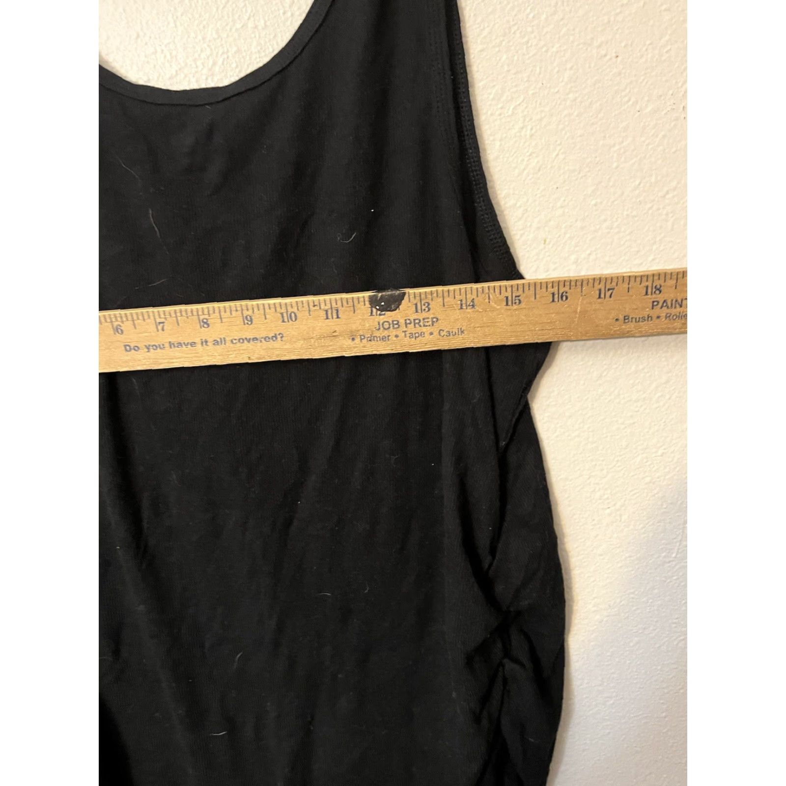 Old Navy Old Navy Maternity Womens Black XXL First Layer Scoop-Neck Ribbed Tank Top Shirt Size XXL / US 16-18 / IT 52-54 - 4 Thumbnail