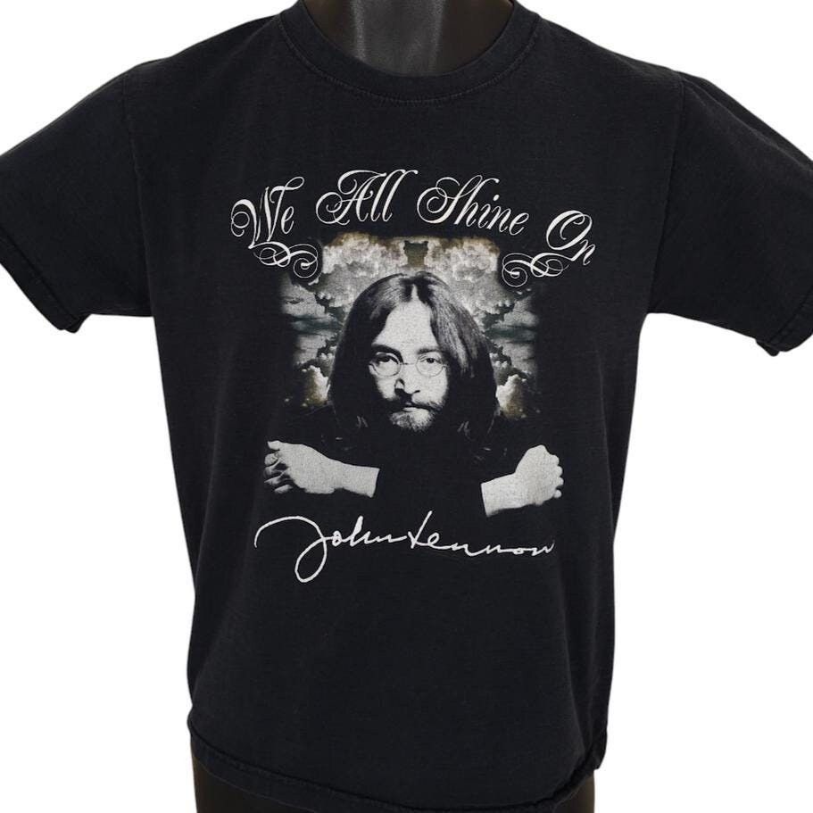 Vintage Vintage John Lennon T Shirt Mens Size Small Black Y2K We All Size US S / EU 44-46 / 1 - 1 Thumbnail