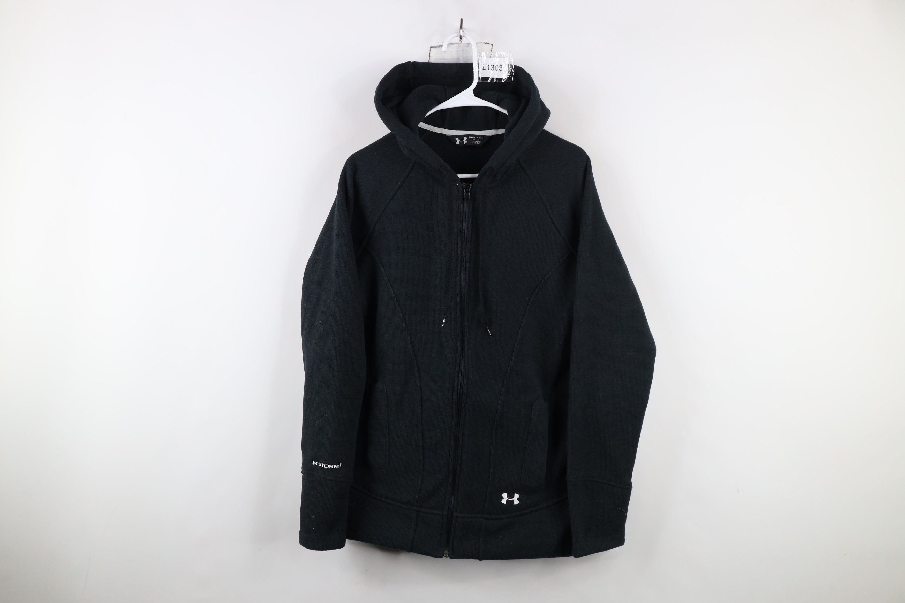 Under Armour × Vintage Under Armour Storm Knit Full Zip Sweater Jacket Black Size M / US 6-8 / IT 42-44 - 1 Thumbnail