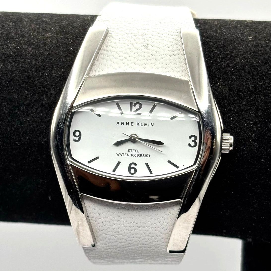 Anne Klein Silver & White Anne Klein Watch Size ONE SIZE - 1 Thumbnail