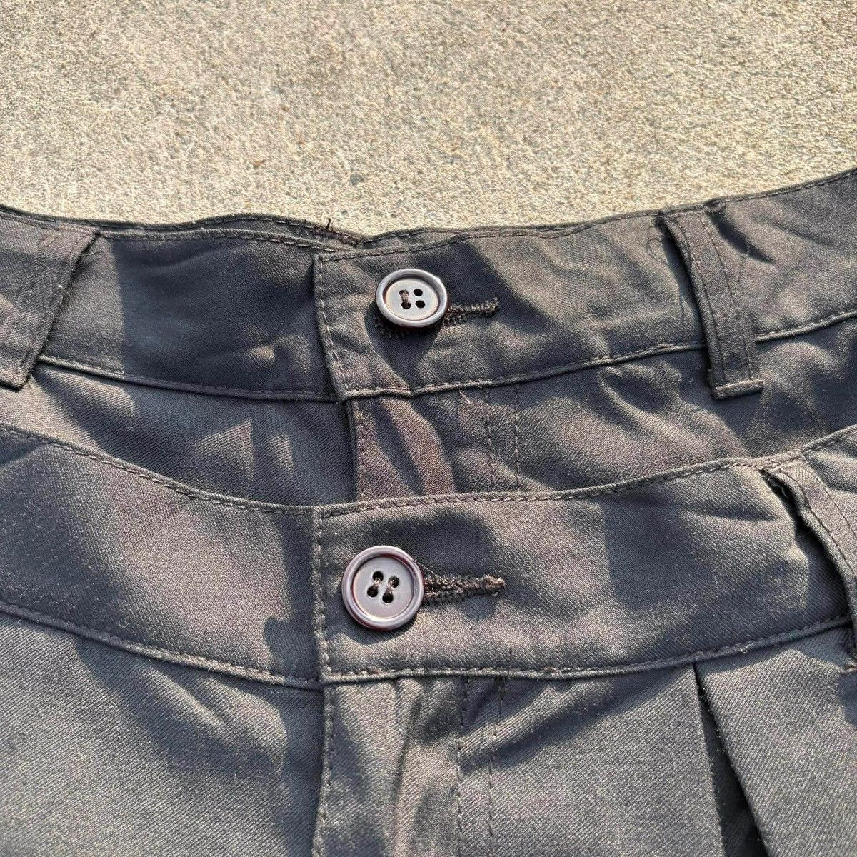 Japanese Brand ARW Double Waist Pleated Wide Leg Culotte Shorts Size US 28 / EU 44 - 3 Thumbnail