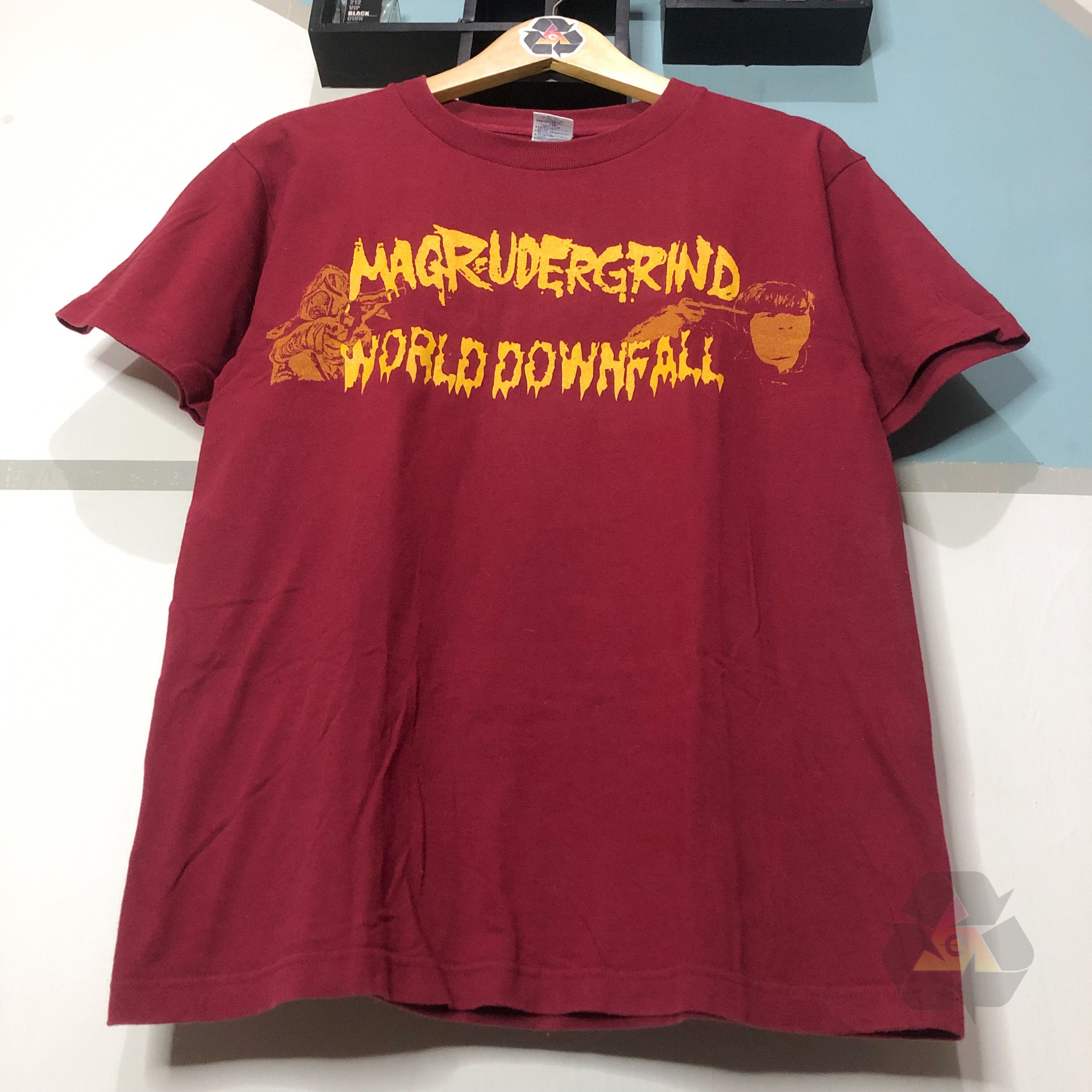 Band Tees Magrudergrind World Downfall Japan Tour 2008 T-Shirt Size US M / EU 48-50 / 2 - 4 Thumbnail