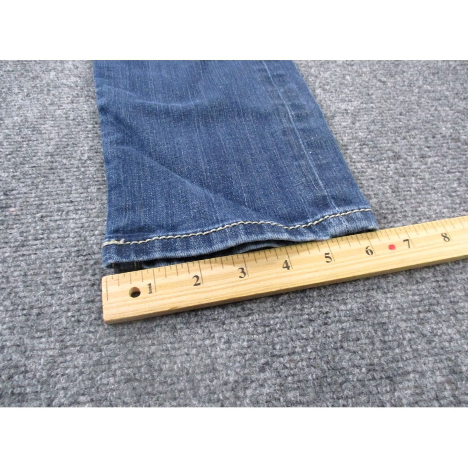 Vintage BKE Buckle Jeans Womens 30 X 31.5 Sabrina Straight Faded Y2K Country Distressed Size 24" / US 00 / IT 34 - 5 Thumbnail