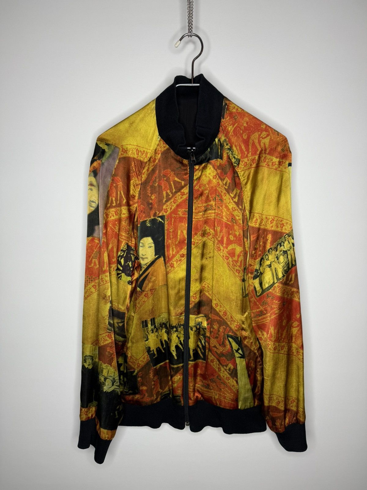 Yohji Yamamoto Yohji Yamamoto Reversible Bomber Jacket Size US XL / EU 56 / 4 - 4 Thumbnail