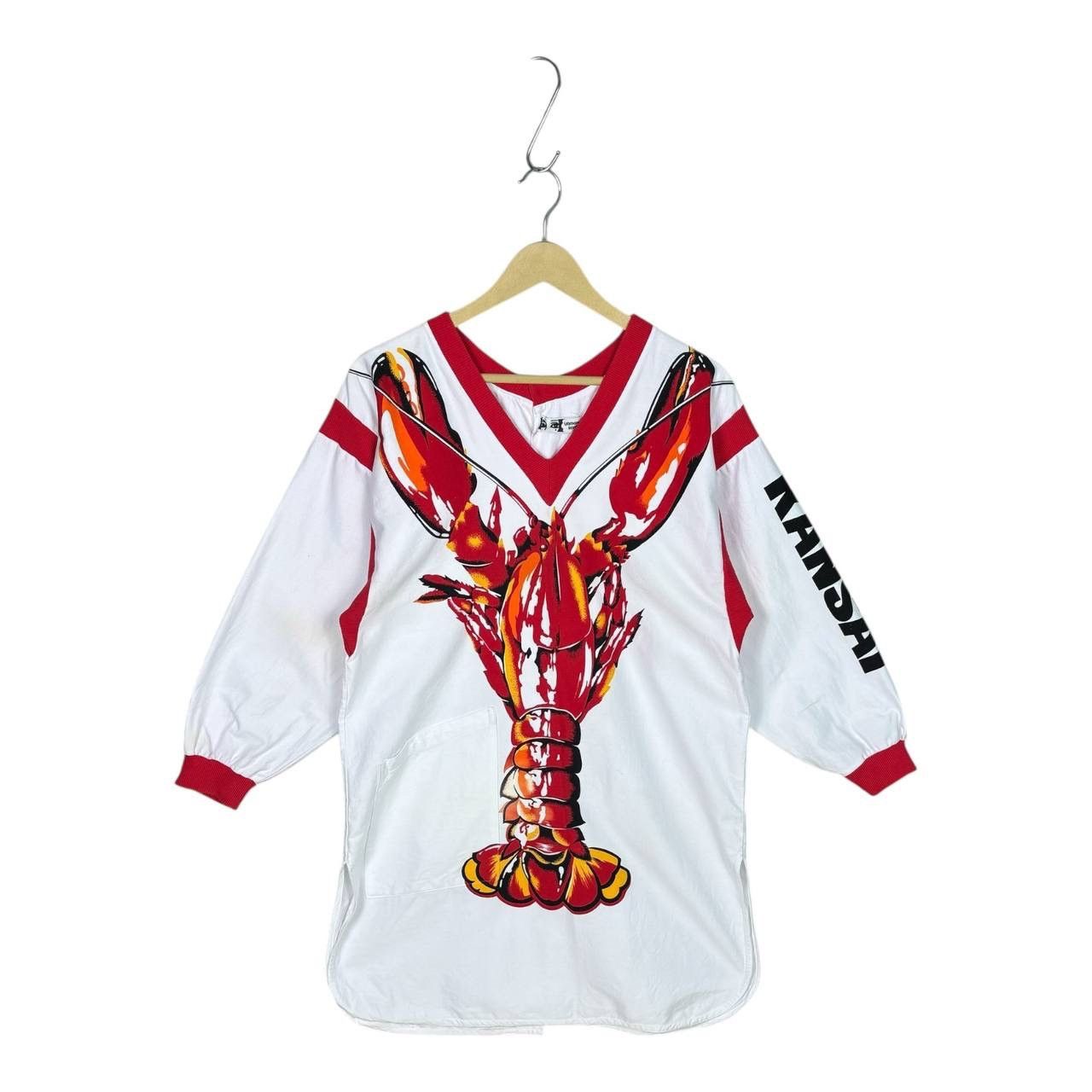 Kansai Yamamoto Vintage 80s Kansai Yamamoto Lobster Japanese Designer Smock Size US M / EU 48-50 / 2 - 1 Thumbnail