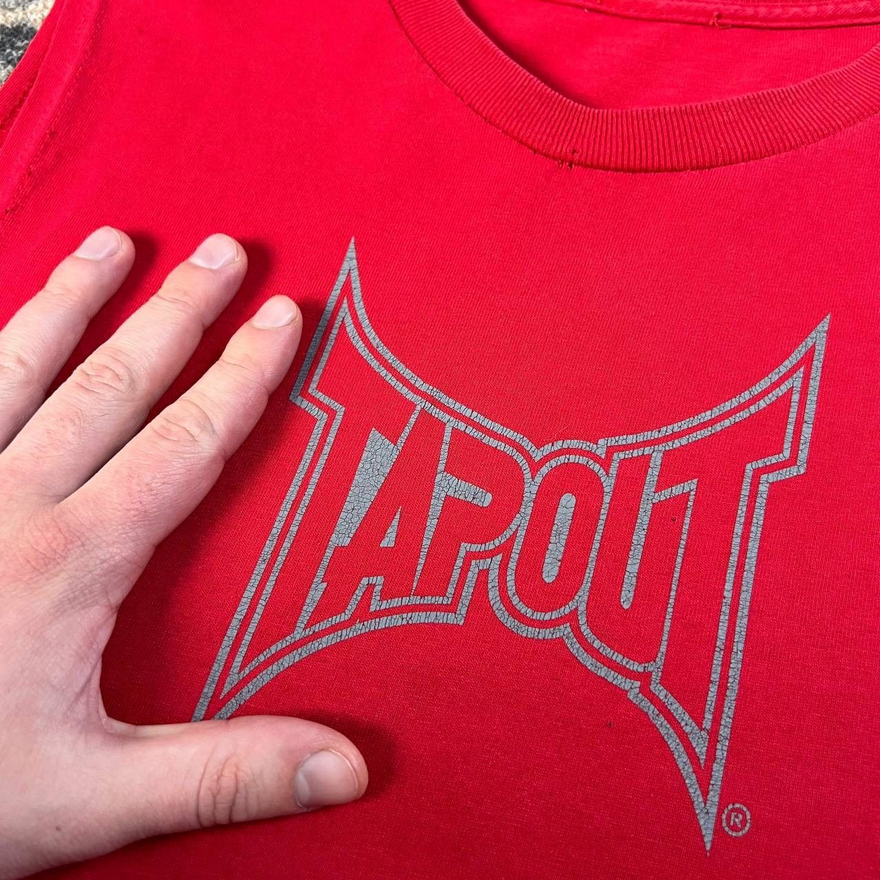 Tapout Tapout Vintage Y2K Big Logo Tank Top Streetwear Style Size US L / EU 52-54 / 3 - 8 Thumbnail
