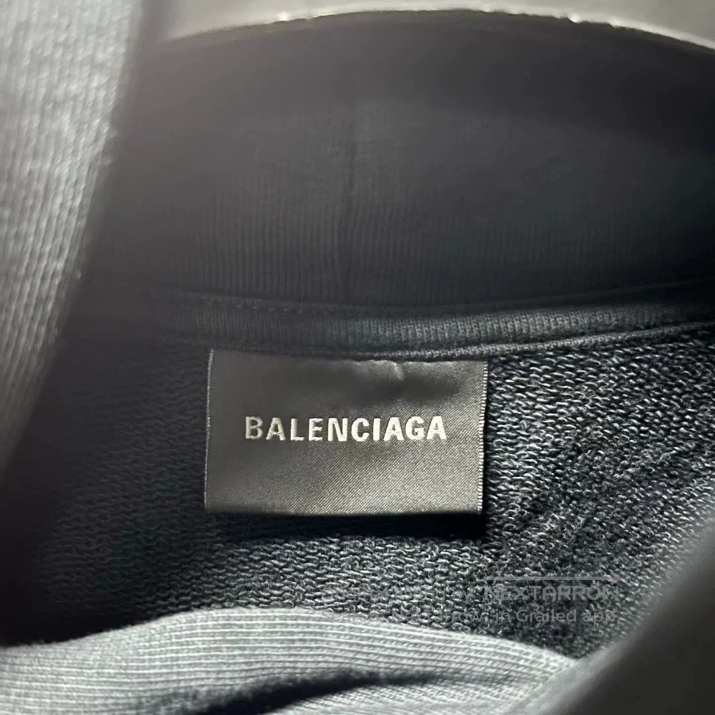 Balenciaga black balenciaga logo printed hoodie. Size US S / EU 44-46 / 1 - 2 Thumbnail