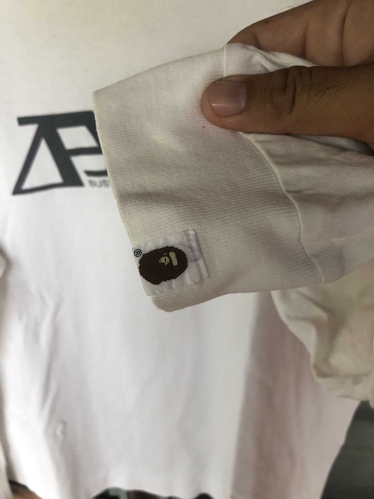 Bape Vintage 90's Bape Busy Works Long Sleeve Tee Size US XL / EU 56 / 4 - 5 Thumbnail