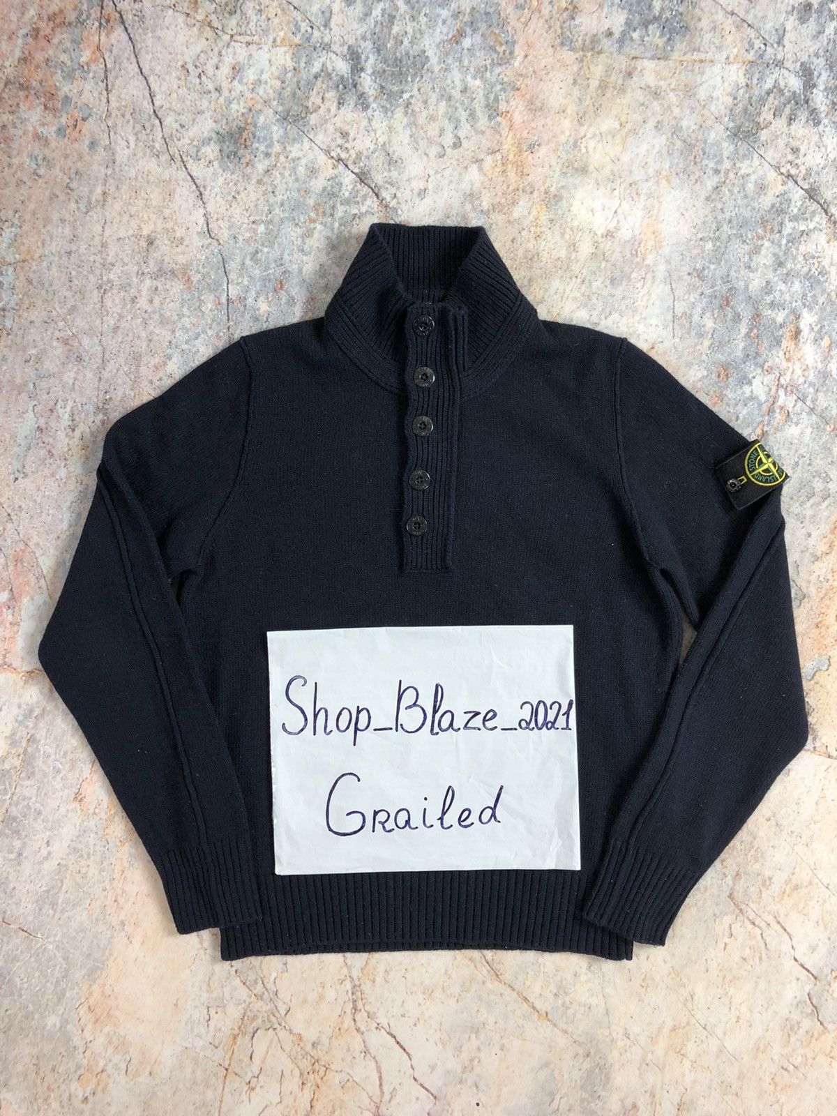Stone Island Stone island turtleneck button sweater Size US M / EU 48-50 / 2 - 11 Thumbnail