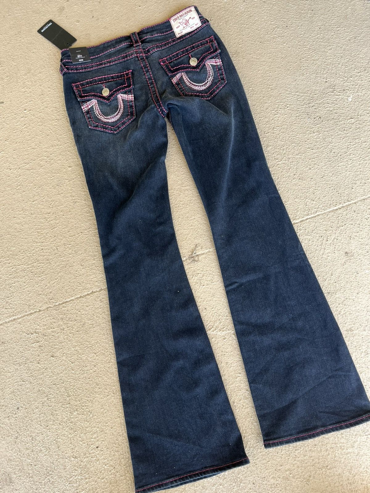 True Religion True Religion Women's Navy and Pink Jeans Size 28" / US 6 / IT 42 - 5 Thumbnail