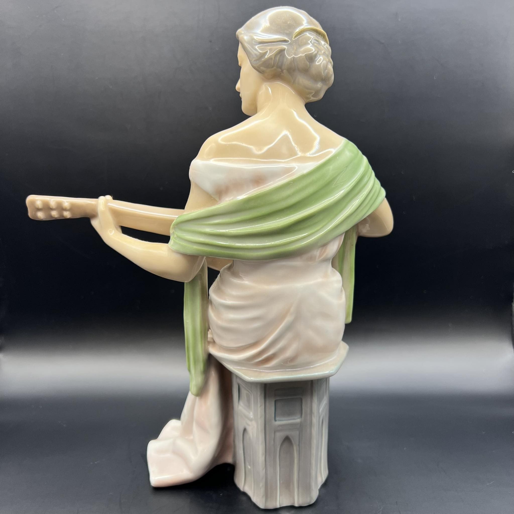 Vintage Vintage Porcelain Figure Guitar Player Germany Marked 1684 Size ONE SIZE - 6 Thumbnail