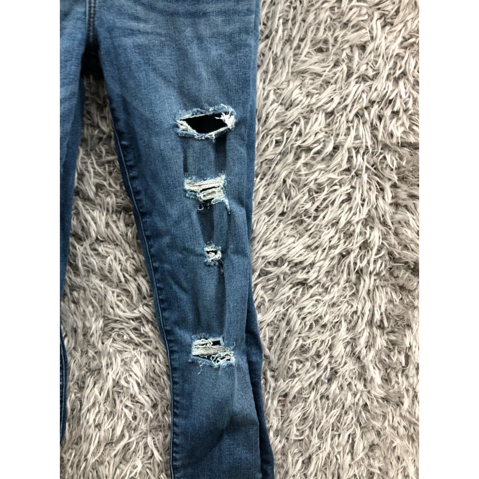 Abercrombie & Fitch Abercrombie & Fitch Simone High Rise Skinny Jeans Womens Blue Size 2 Long Size 26" / US 2 / IT 38 - 5 Thumbnail