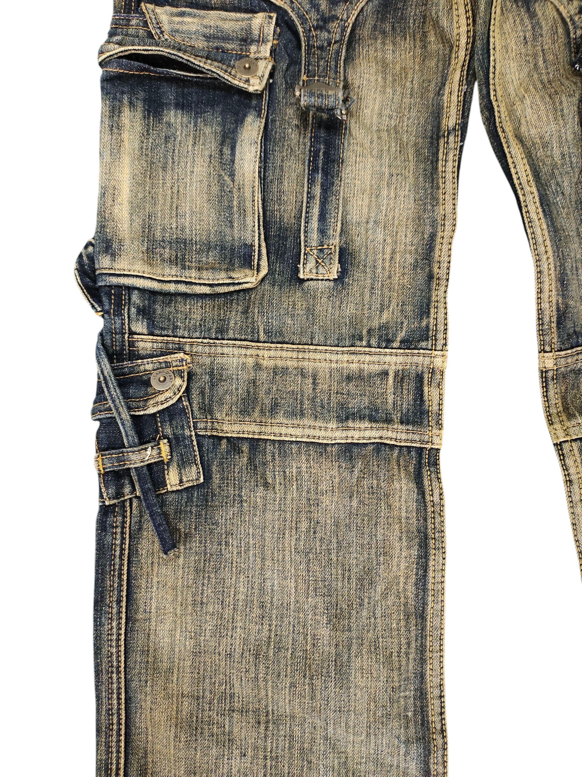 Japanese Brand DeArt Japan Bondage Tactical Multi Pocket Jeans Cyberpunk Size US 30 / EU 46 - 5 Thumbnail