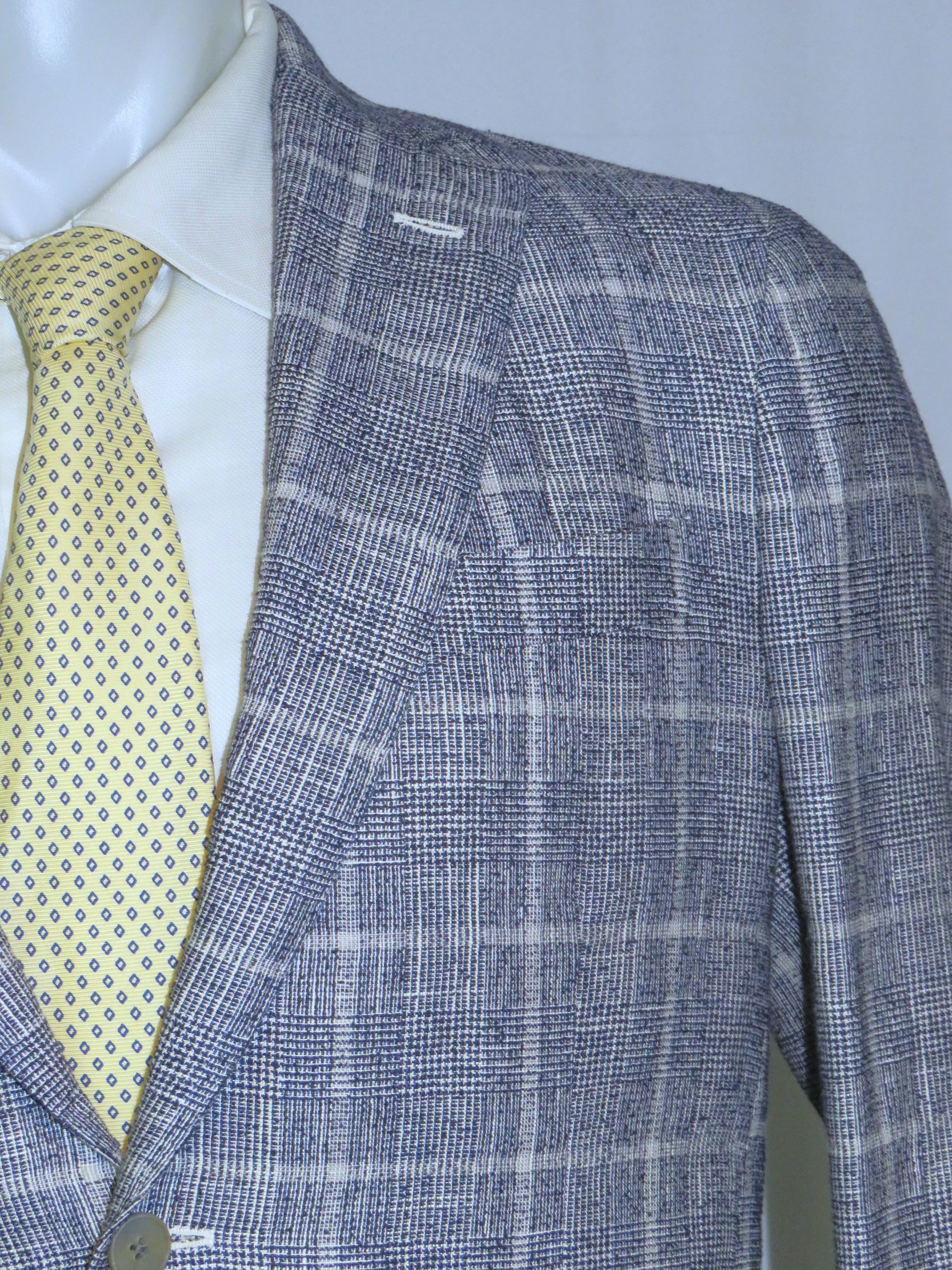 Brooks Brothers Golden Fleece Current Blue Plaid Two Button Suit 40R NWT Size 40R - 5 Thumbnail