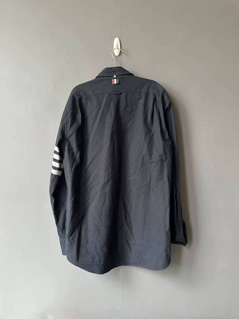 Thom Browne Thom Browne Blue collar shirt Size US XXL / EU 58 / 5 - 2 Thumbnail