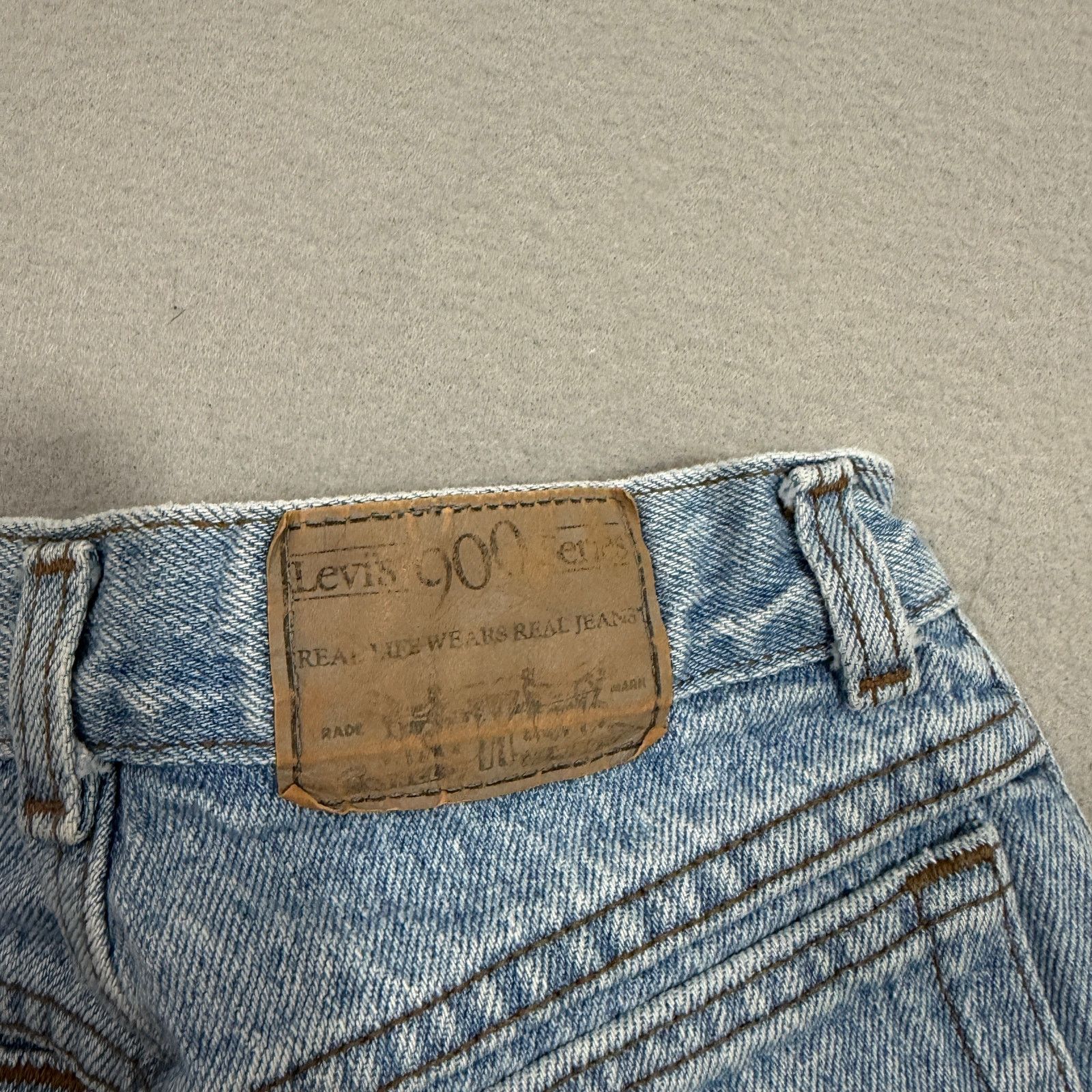 Vintage Vintage Levis 900 Jeans Women's 7 (24x30) Blue Mom High Rise Size 24" / US 00 / IT 34 - 6 Thumbnail
