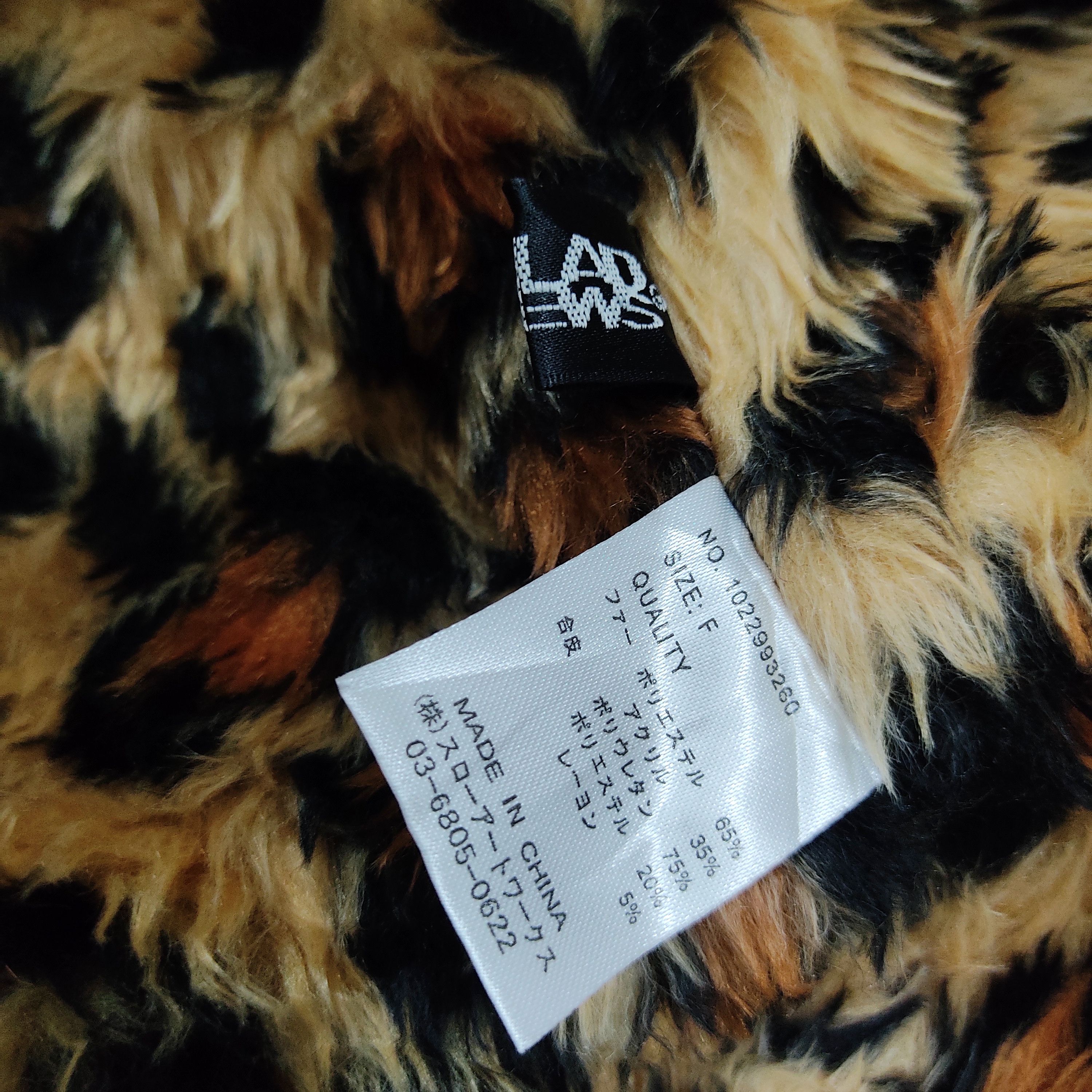 Beauty Beast Glad News Fur Leopard Hat Scarf with Muffs Size ONE SIZE - 8 Thumbnail