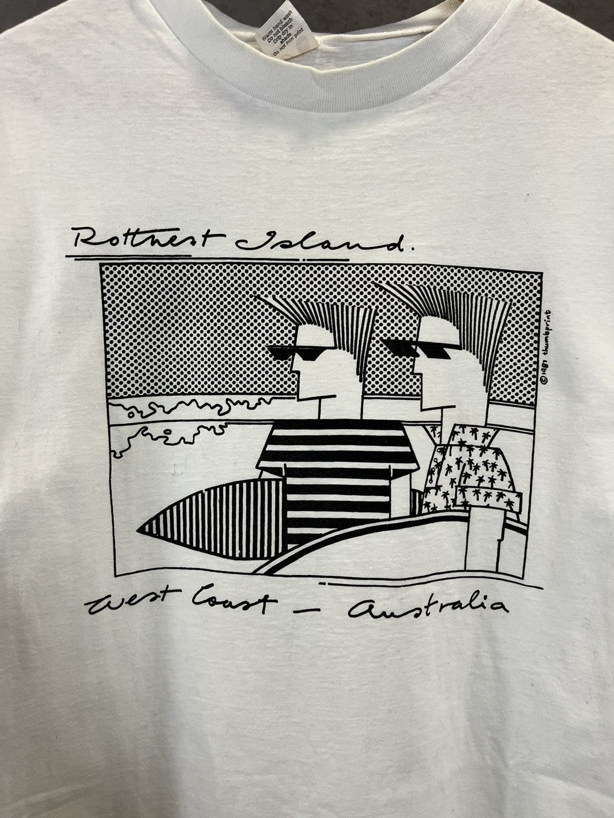 Vintage West Coast Australia 1987 vintage single stitch tee Size US M / EU 48-50 / 2 - 3 Thumbnail