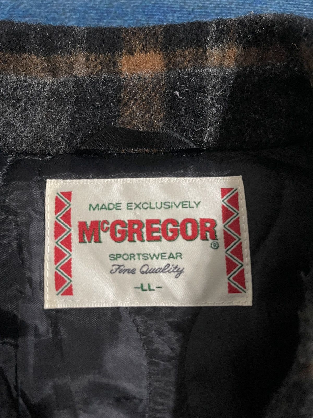McGregor × Vintage Vintage Mcgregor Plaid Wool Jacket Size US XL / EU 56 / 4 - 11 Thumbnail