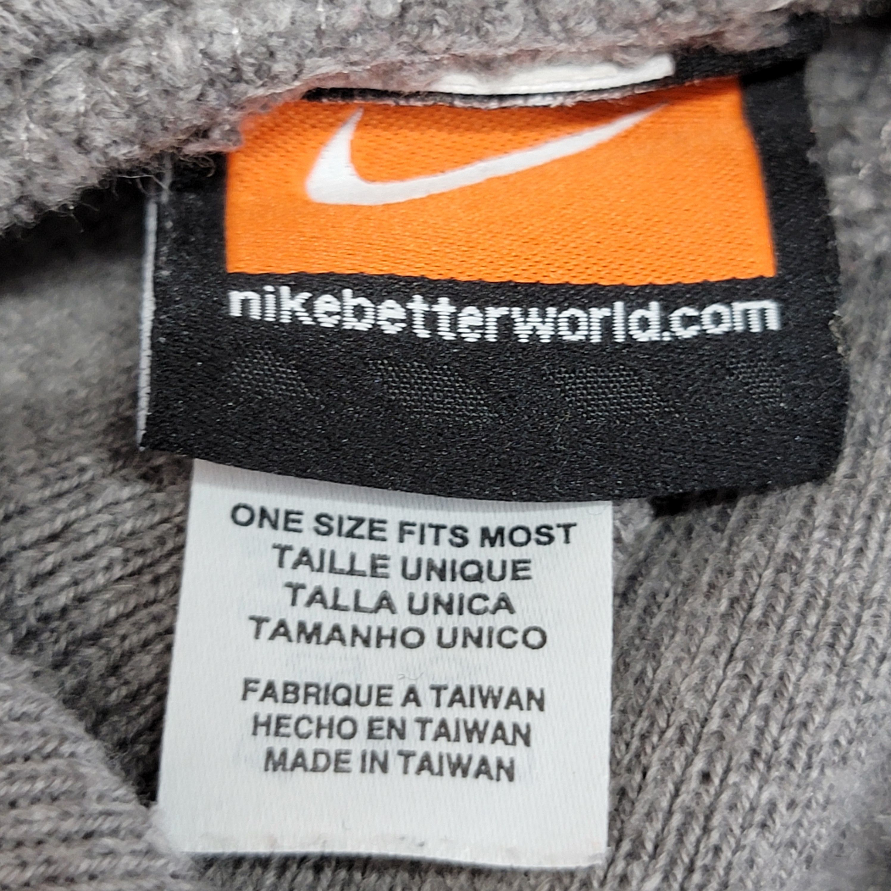 Nike Nike Grey Knit Unisex Beanie - OSFM Size ONE SIZE - 6 Thumbnail