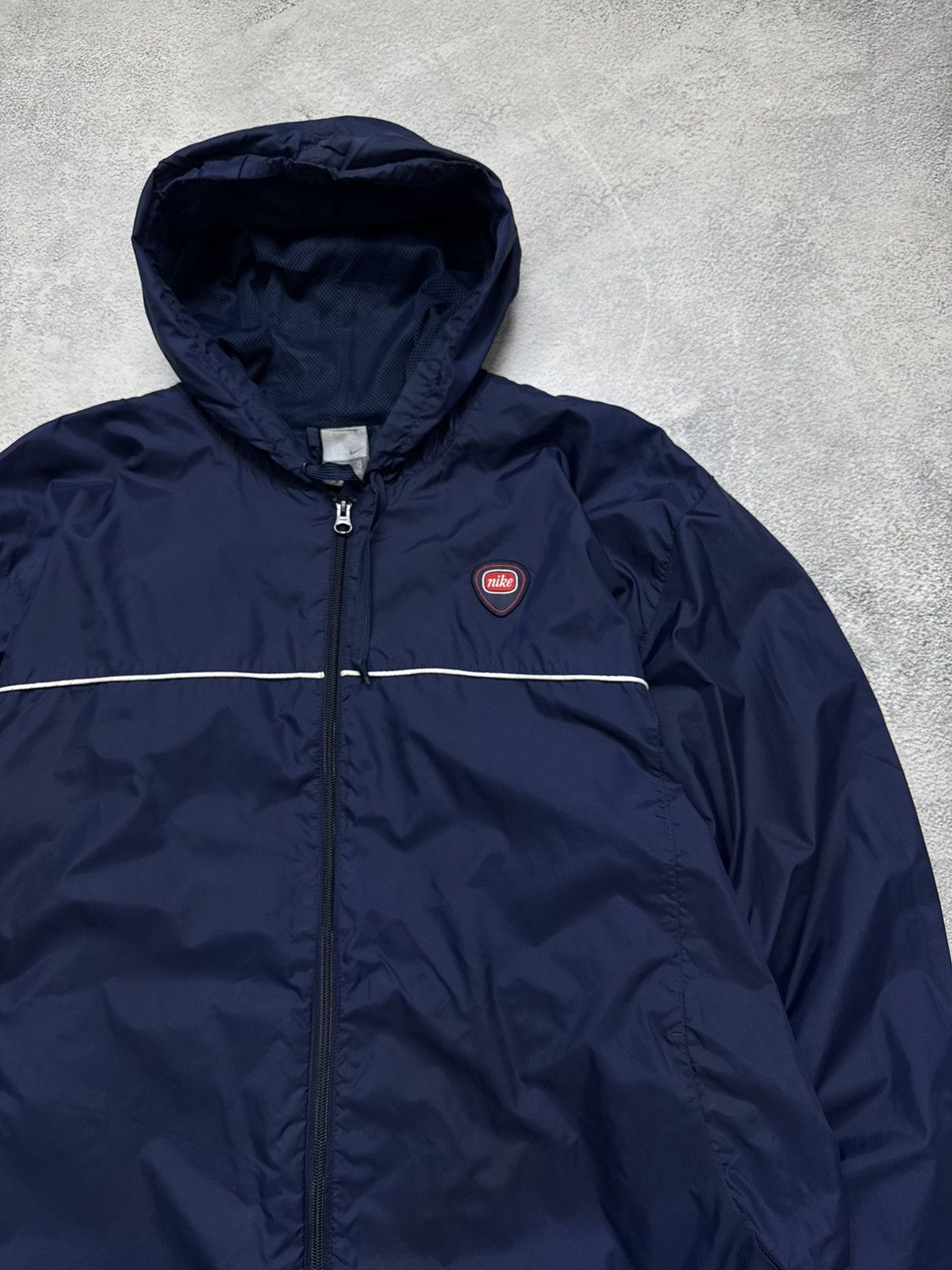 Nike Vintage Y2K Nike Nylon Mini Logo Jacket 00’s Size US XL / EU 56 / 4 - 5 Thumbnail