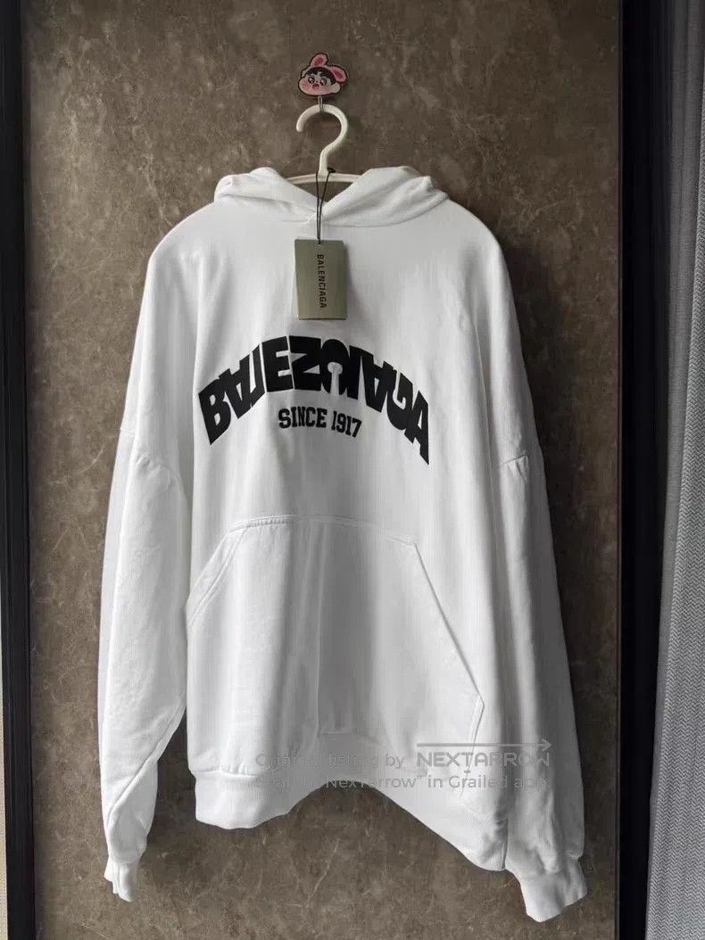 Balenciaga Reversed Embroidered Logo Sweatshirt