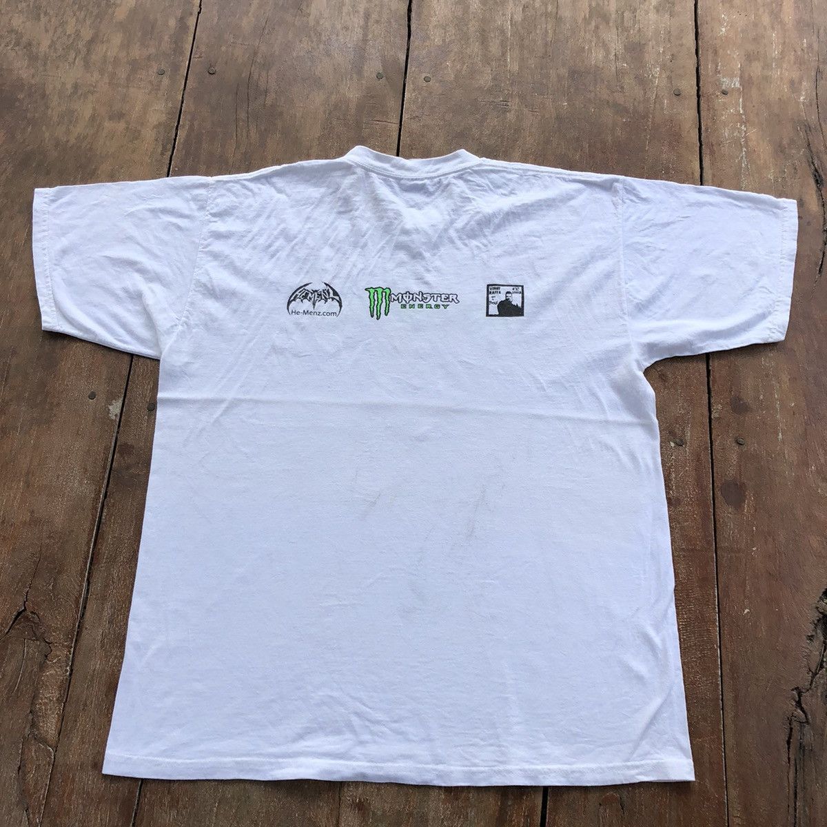 Hook-Ups Vintage Vinny Raffa x Monster Energy Skateboard Rare Shirt Size US XL / EU 56 / 4 - 2 Thumbnail