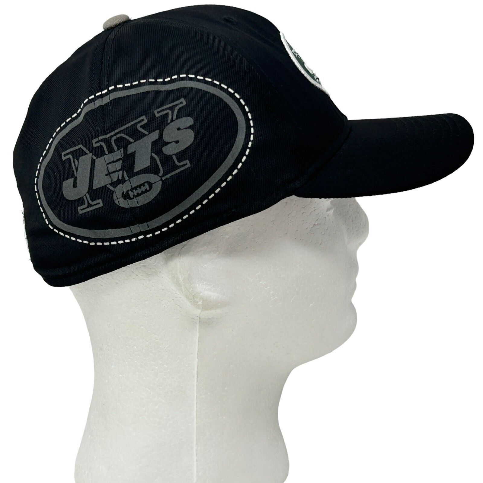 Reebok New York NY Jets Hat Baseball Cap NFL Reebok Black L-XL Size ONE SIZE - 4 Thumbnail