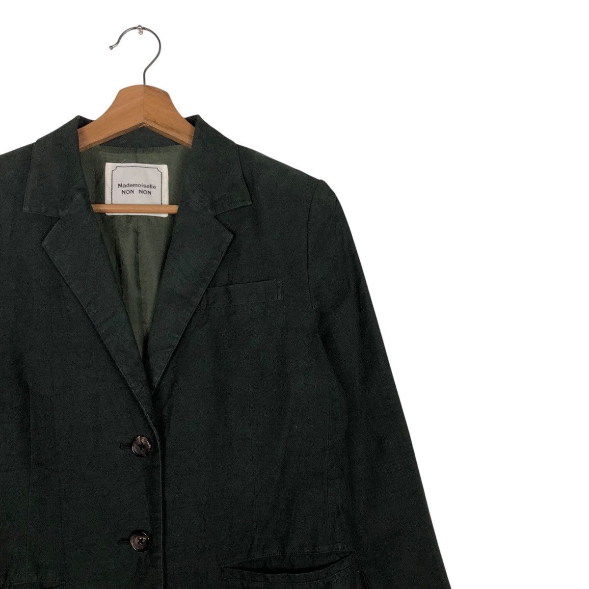 Japanese Brand 📌Vintage Cropped Chore Jacket Button Mademoiselle Non Non Size US M / EU 48-50 / 2 - 7 Thumbnail