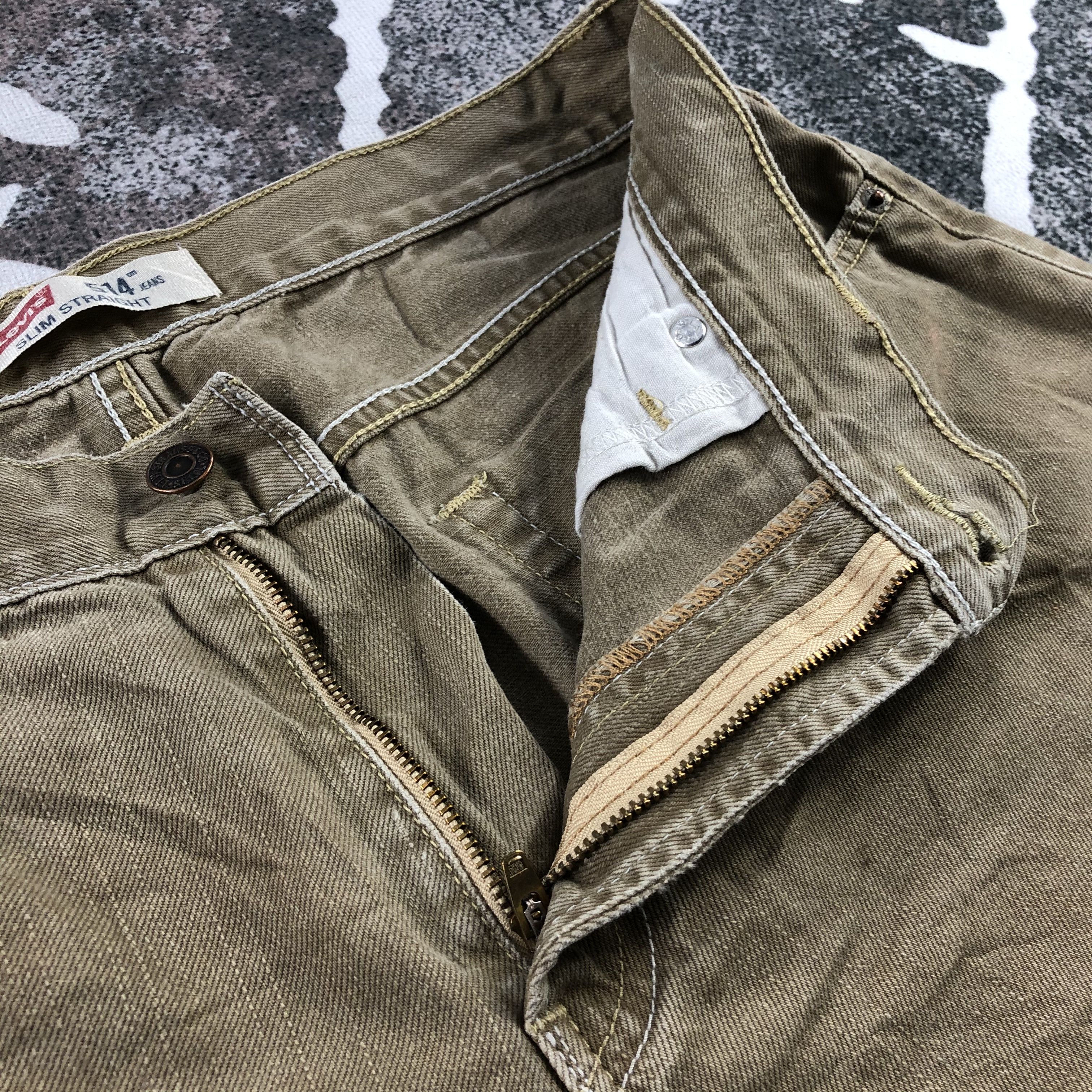 Levi's Vintage Levis 514 Jeans Earth Tone Denim KJ1369 Size US 33 - 10 Thumbnail