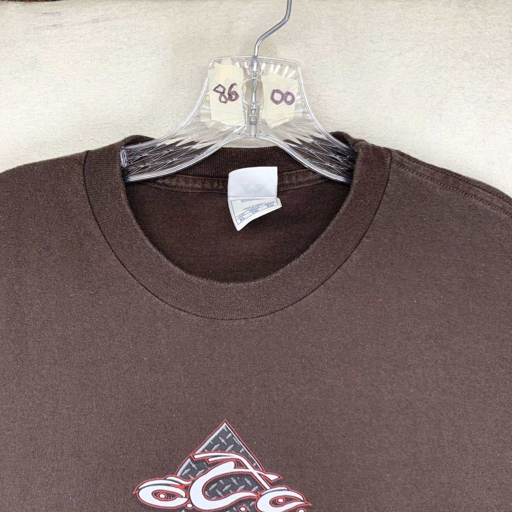 Vintage VINTAGE Orange County Choppers T-Shirt Men XL Biker Brown 2000s Y2K Graphic Print Size US XL / EU 56 / 4 - 3 Thumbnail