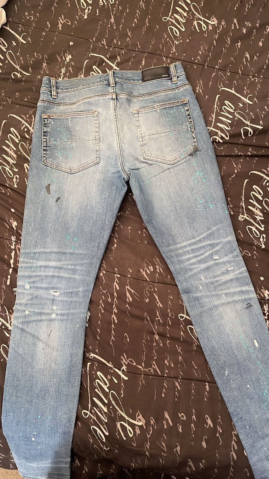Amiri Amiri Paint Splatter Denim Size US 32 / EU 48 - 4 Thumbnail