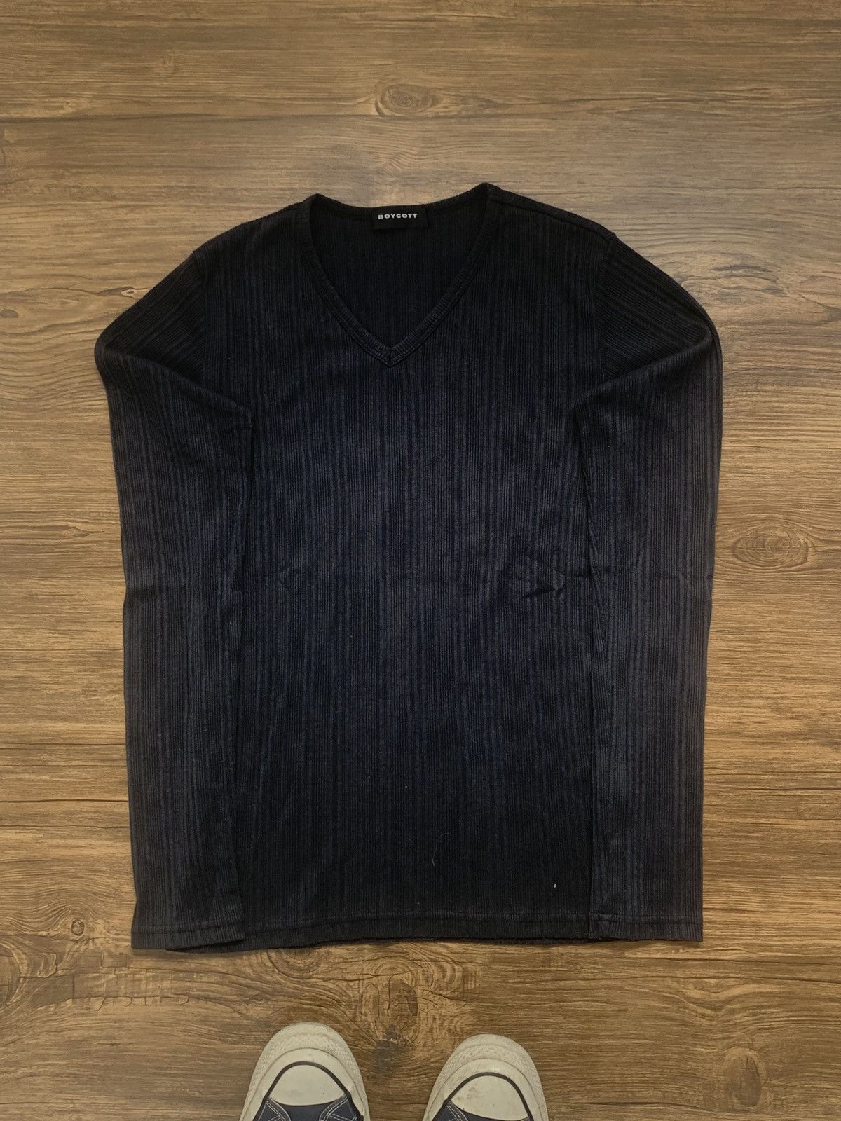 Japanese Brand 2000s japanese archive boycott y2k longsleeve tee Size US L / EU 52-54 / 3 - 1 Thumbnail