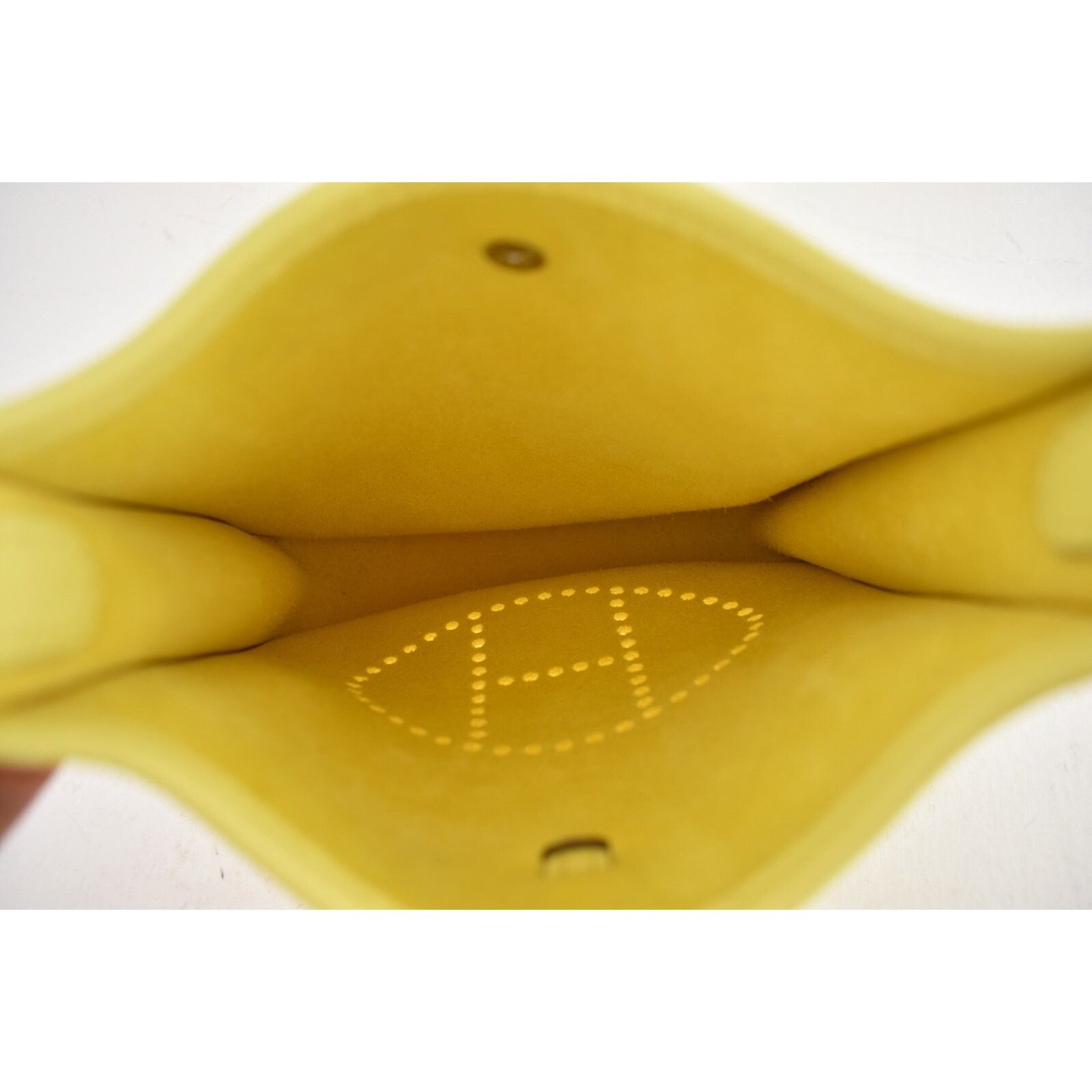 Hermes Hermes Mini Limoncello Yellow Leather Crossbody Shoulder Bag Size ONE SIZE - 20 Thumbnail