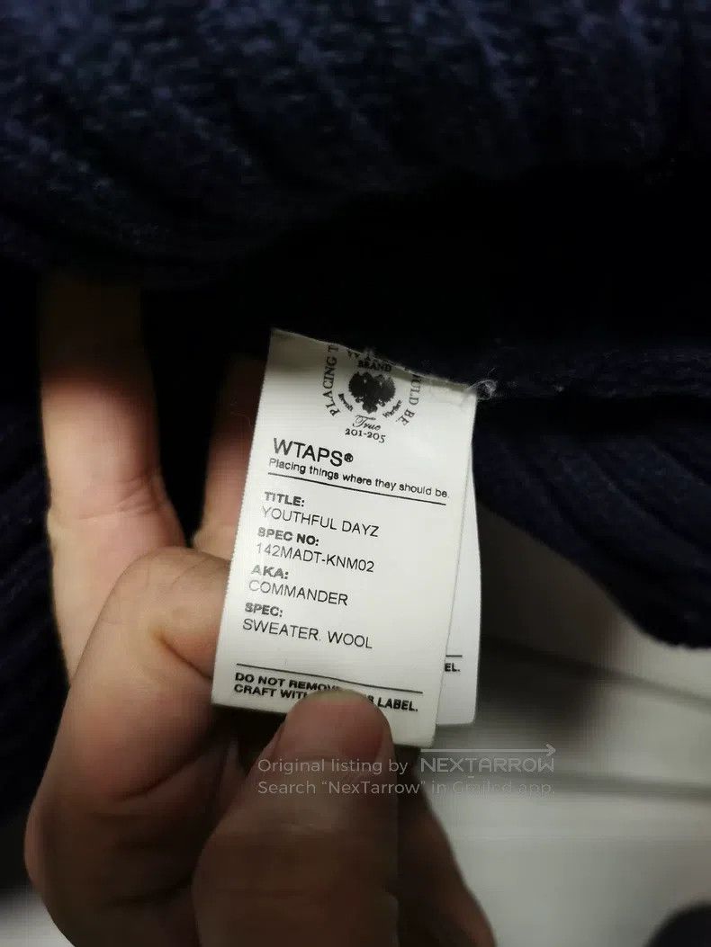 Wtaps Wtaps Military-style quilted commander sweater Size US L / EU 52-54 / 3 - 4 Thumbnail