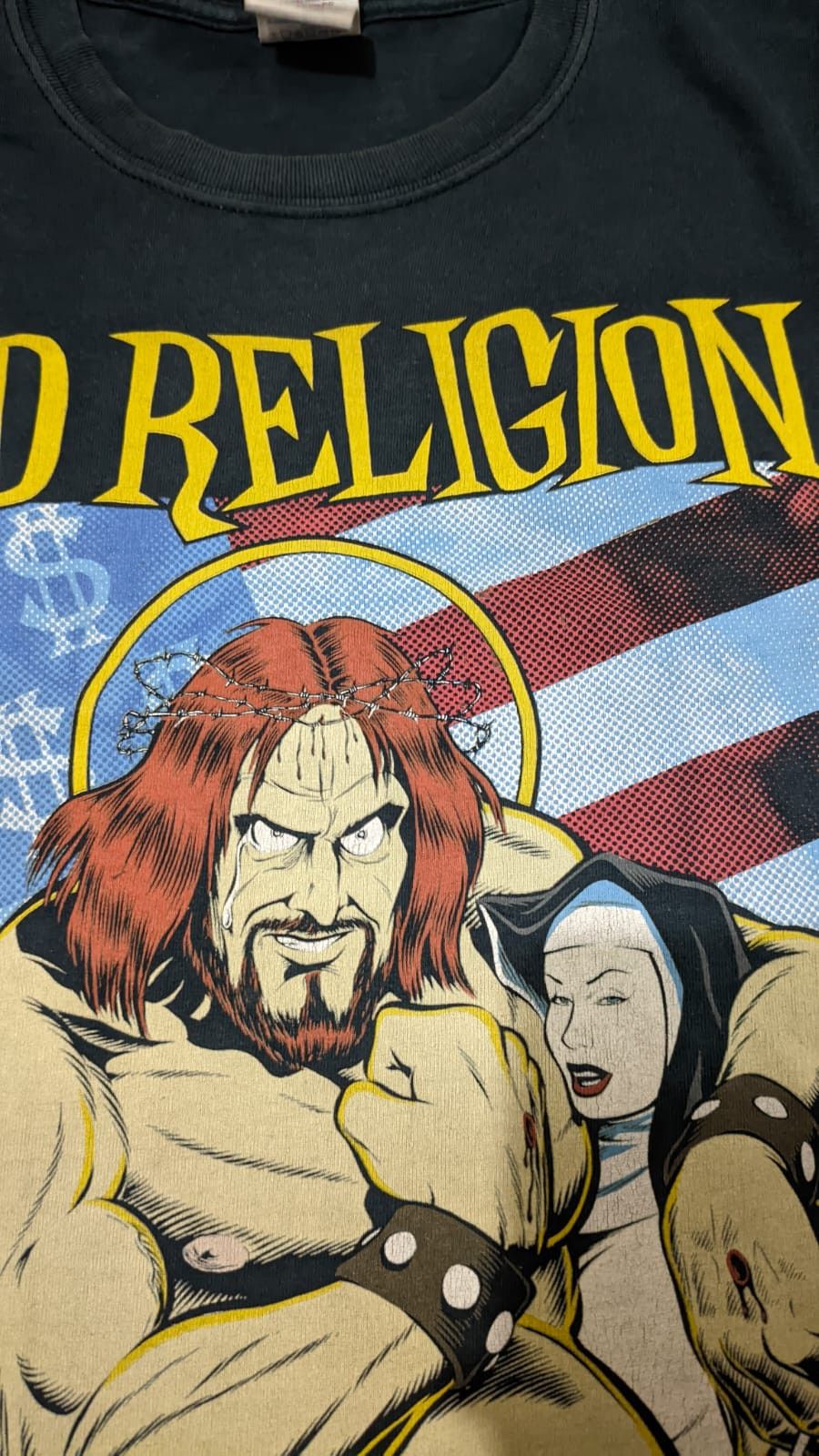 Band Tees Vintage Band Tees Bad Religion Hardcore American Jesus Size US L / EU 52-54 / 3 - 6 Thumbnail