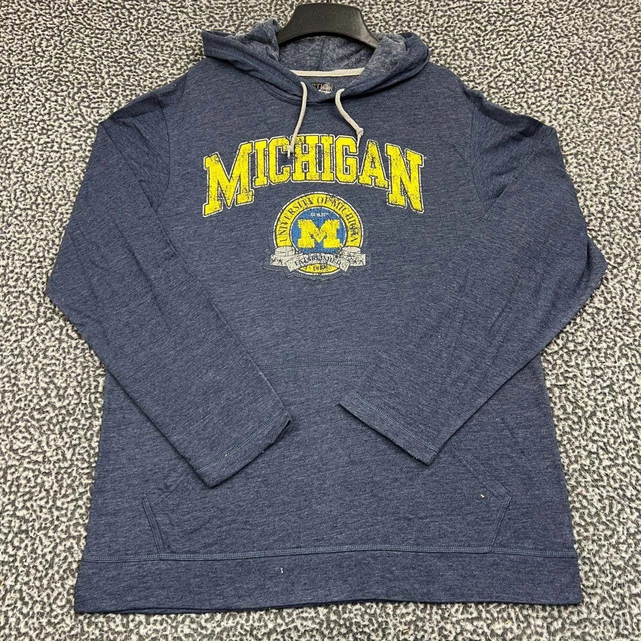 Majestic University of Michigan Hoodie Men L Pullover Long Sleeve Size US L / EU 52-54 / 3 - 1 Thumbnail