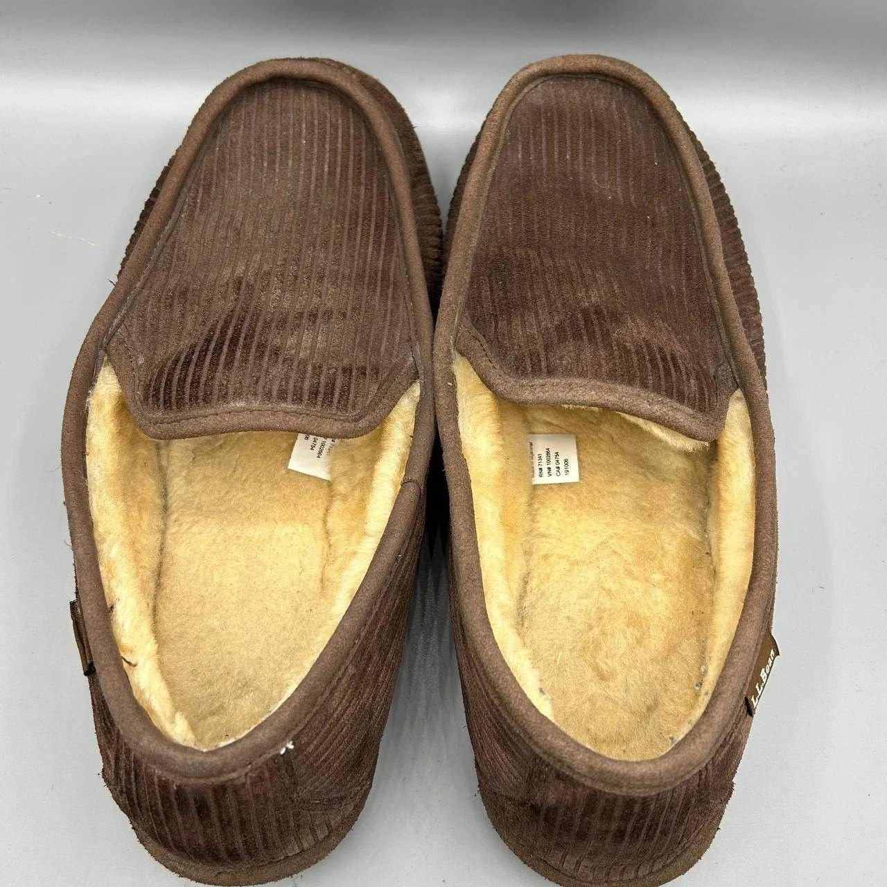 L.L. Bean L.L. Bean Slip On Loafers 11 Corduroy Slippers Fleece Lined Size US 11 / EU 44 - 3 Thumbnail