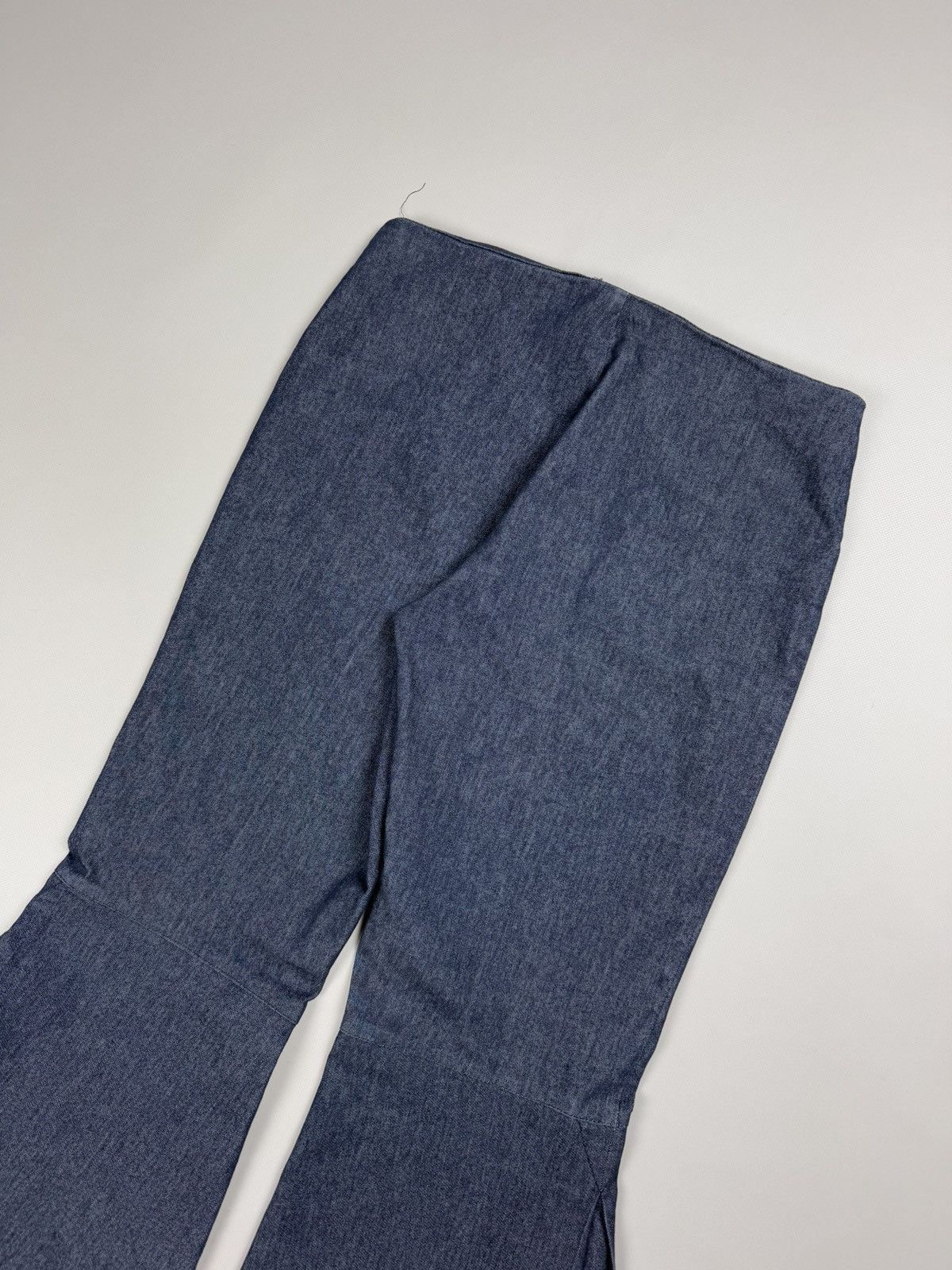 Japanese Brand Orimono Ladies Japanese Flared Low Rise Y2K Jeans Pants Size 32" / US 10 / IT 46 - 18 Thumbnail