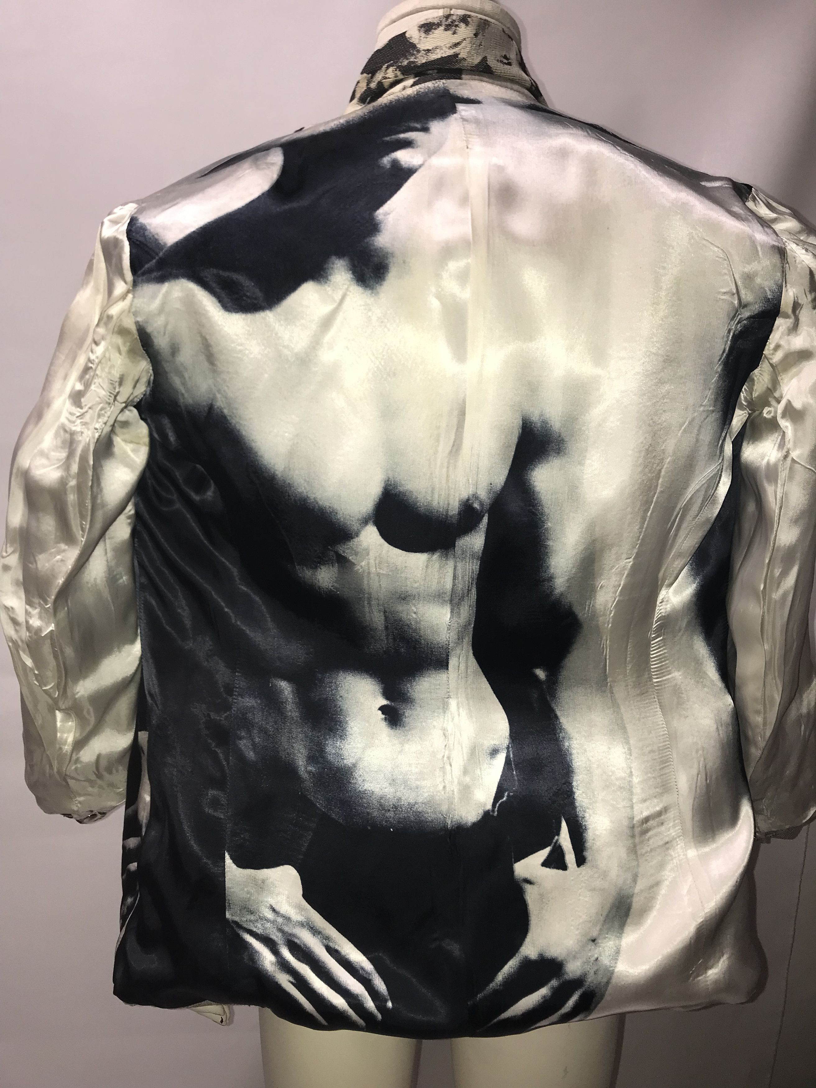 Jean Paul Gaultier Iconic "Faces" 1992 Jacket Size L / US 10 / IT 46 - 4 Thumbnail