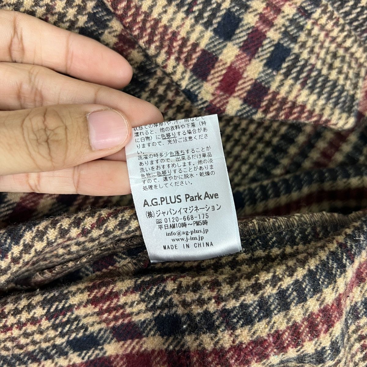 AG Adriano Goldschmied 🔥 AG PLUS PARK AVE CHECK JACKET Size US M / EU 48-50 / 2 - 18 Thumbnail