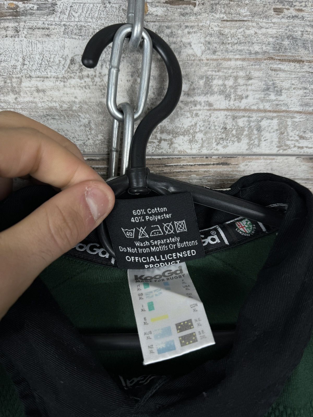 Vintage Mens Vintage KooGa London Irish rugby longsleeve sweatshirt Size US XL / EU 56 / 4 - 11 Thumbnail
