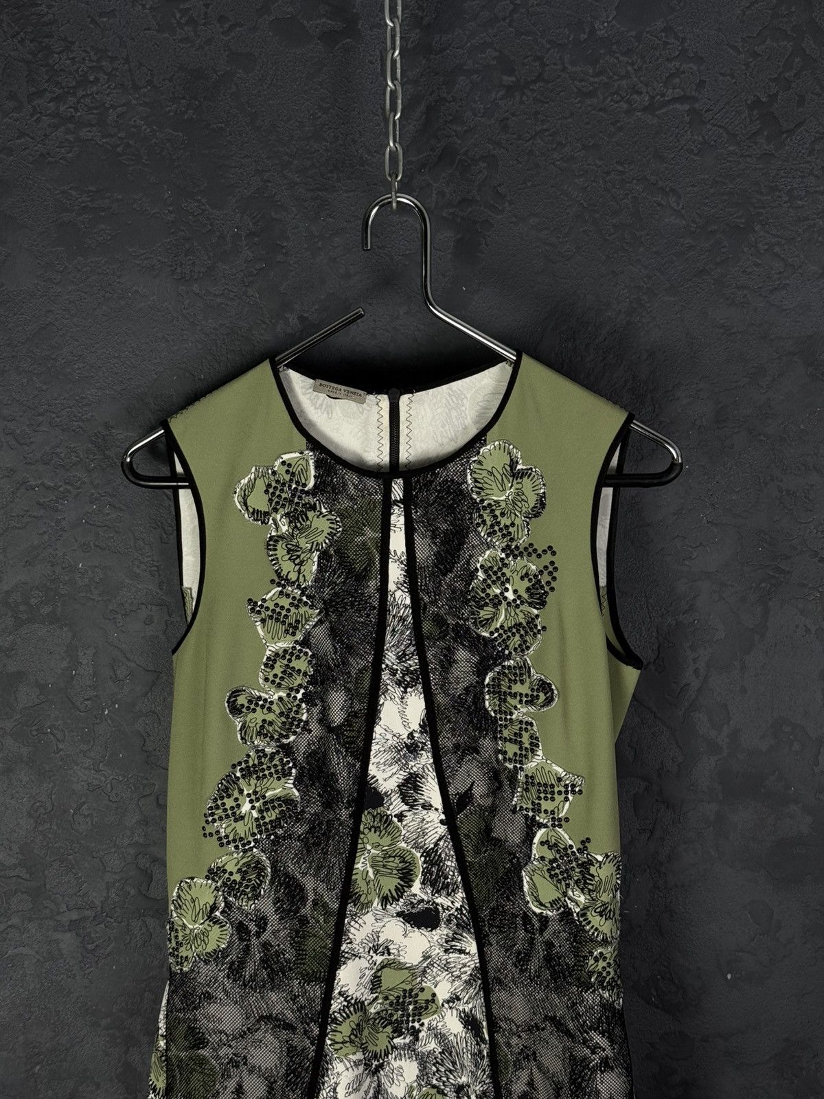 Bottega Veneta Bottega Veneta Luxury Sleeveless Silk Mini Dress Size XS / US 0-2 / IT 36-38 - 5 Thumbnail