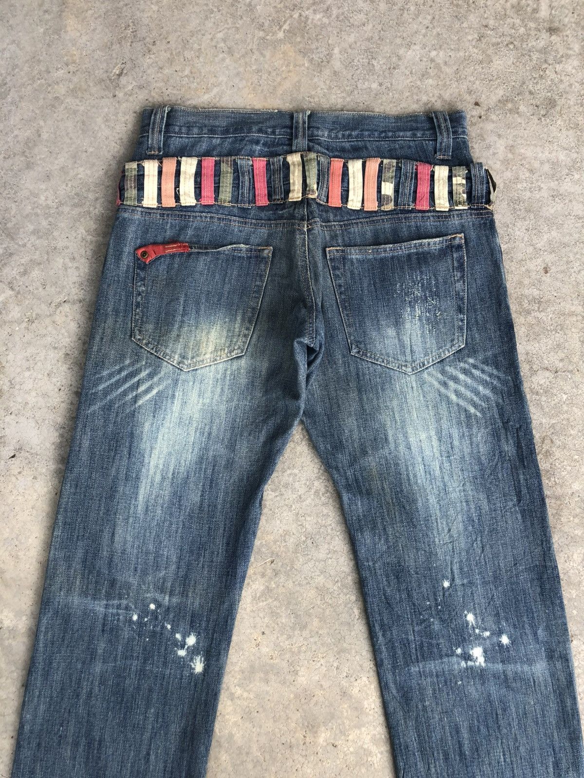 Hysteric Glamour Japanese Gumu Double Waist Distressed Jeans Size US 32 / EU 48 - 8 Thumbnail