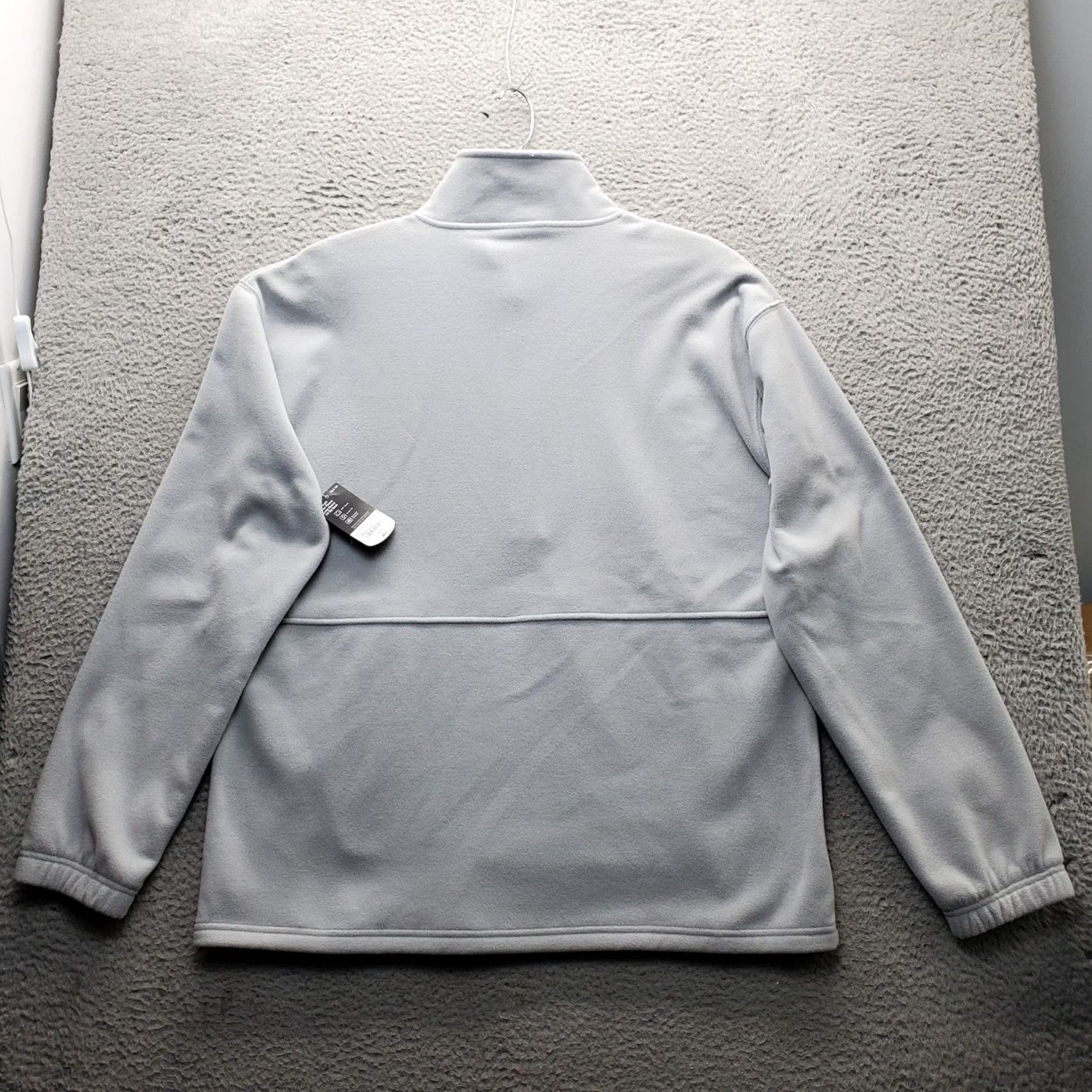 Vintage Xersion Mens Sweatshirt Gray Polar Fleece 1/2 Zip Mock Neck XLT 100% Polyester Regular Big & Tall Long Sleeve Shirt Size US XL / EU 56 / 4 - 2 Thumbnail