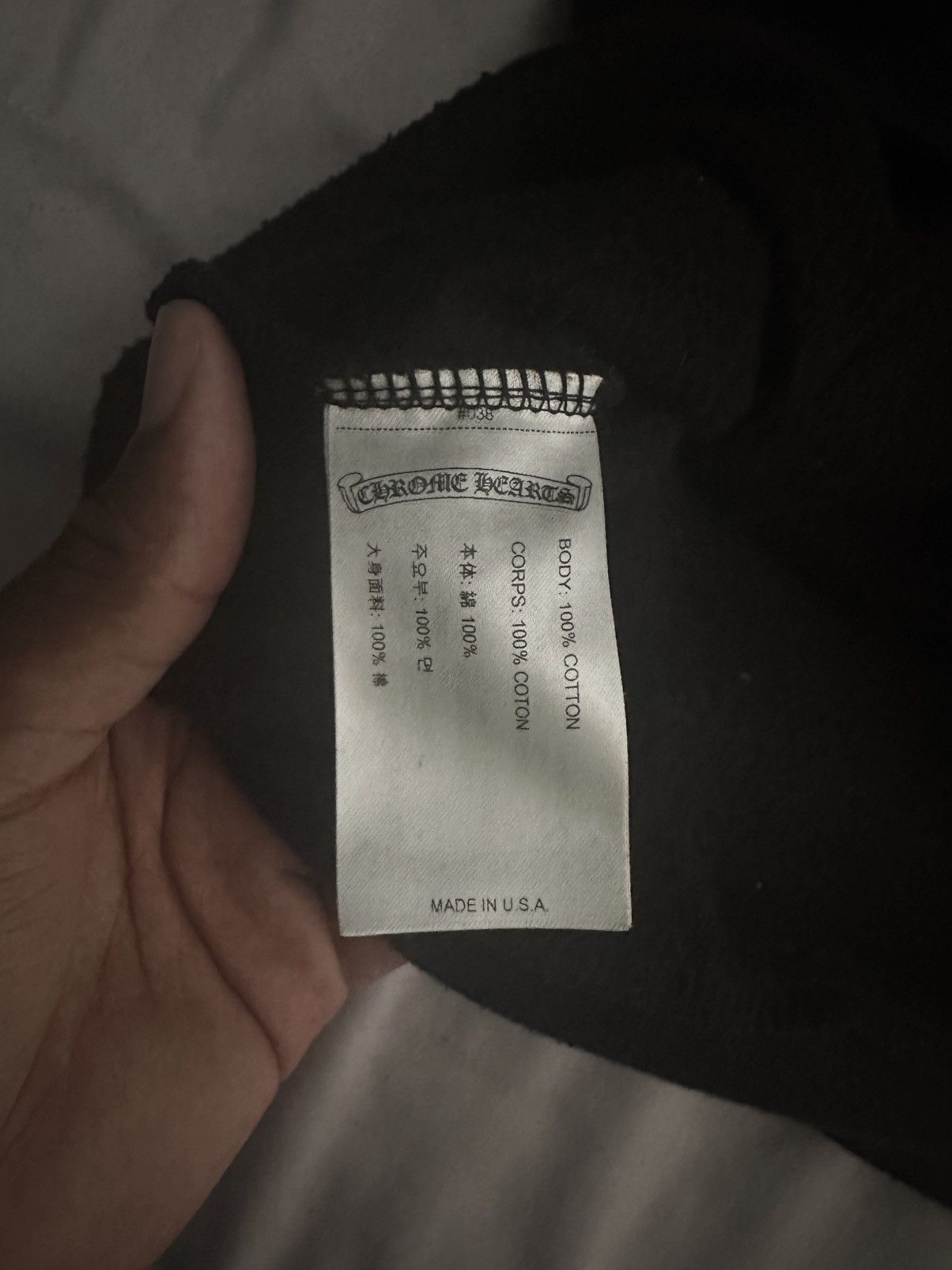 Chrome Hearts CHR0ME HEARTS : SILVER GLITTER H00DIE Size US L / EU 52-54 / 3 - 5 Thumbnail