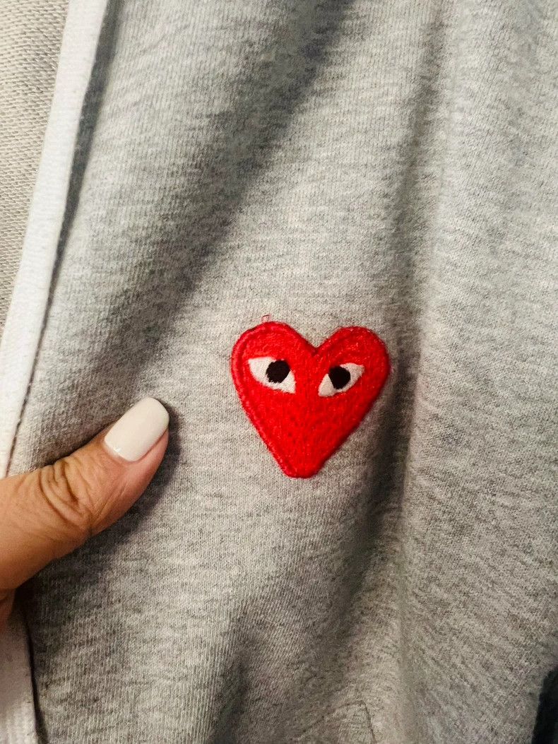 Comme des Garcons Comme Des Garcons Red heart gray jacket 2505-Nextarrow Size US L / EU 52-54 / 3 - 2 Thumbnail